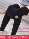 Womens High Waist Fleece Lined Thermal Leggings For Winter Warmth 7