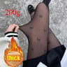 Butterfly Print Fleece Lined Tights High Waist Thermal Winter Leggings 7