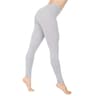 Womens Stretchy MidWaist Leggings  Solid Color AnkleLength Slim Fit Pants 6