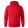 Unisex Solid Color Pullover Hoodie With Kangaroo Pocket And Ribbed Cuffs 11