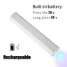 Rechargeable Mini UV LED Nail Lamp 3W Portable Gel Polish Dryer 0