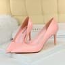 Womens Pointed Toe High Heel Pumps With Thin Heels And SlipOn Design 15