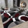 Modern Nordic Geometric Area Rug  Soft Polyester Carpet For Living Room And Bedroom 9