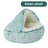 Winter Plush Pet Bed Semi Enclosed Cat  Dog Nest With Warm Comforter For AutumnWinter 5