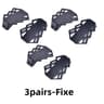 Bike Rear Foot Pedals Set HeavyDuty Cycling Footrests For Passenger Comfort Mounts On Rear Wheel Ax 6