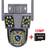 6K 12MP WiFi Surveillance Camera Outdoor Triple Lens Triple Screen PTZ Motion Detection IP Security 7