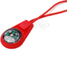 10Pcs Colorful Survival Keychain Zipper Pull Mini Compass for Outdoor Backpack Camping Hiking Pocket