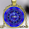 1pcs Zodiac Wicca Logo Necklace Pendant Pentagram Wiccan Vintage Chain for Women Mens Clothing Acce