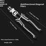 Professional Electrician Pliers Multi Function Wire Cutter Long Nose Tool 5