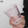 Cute Bow Glass Cup High Borosilicate Coffee Mug Aesthetic Pink Drinkware 6