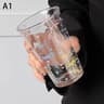 Cute Bow Glass Cup High Borosilicate Coffee Mug Aesthetic Pink Drinkware 7
