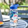 Cute Dinosaur Straw Water Bottle Portable Kids Ice Cream Cup 7