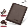 Genuine Leather RFID Blocking Slim Wallet For Men Vertical Card Holder With Coin Pocket 2