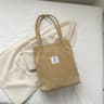 Casual Corduroy Bucket Shoulder Bag Canvas Everyday Tote For Women 13