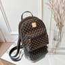 Classic PU Leather Mini Backpack Purse Stylish Women Backpack For School Travel 3
