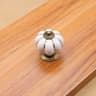 Vintage Ceramic Pumpkin Cabinet Knobs For Kitchen Drawers And Furniture Pull Handles 11