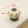 Cartoon Pumpkin Ceramic Drawer Knobs Cute Kids Cabinet Handles 2