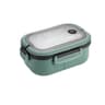 Portable Lunch Box With Fork  Spoon Double Layer Food Storage Container 6
