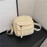 Corduroy Crossbody Shoulder Bag For Women And Men Casual Small Square Commuter Purse 6
