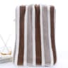 Luxe Stripe Quick Dry Towel Soft Absorbent Bath And Face Towel For Daily Bathroom Comfort 6