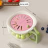 FreshGuard Stretchable Drain Basket With Lid For Washing Draining  Storing Produce 5