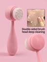 PureGlow Silicone Face Cleansing Brush For Deep Pore Cleansing  Blackhead Removal 7