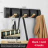 Nail Free Folding Door Hooks Towel Hanger Punch Wall Rack Hook Coat Clothes Holder For Bathroom Kit