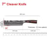 Laser Damascus Kitchen Knife Cleaver Meat Fruit Bread Knife Barbecue Boning Knife Cut Chicken Conve 13