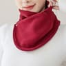 Velvet Warm Neck Scarf Simple Thick Snap Neck Cover For Women  Men Windproof Cold Riding Accessory  3