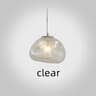 Modern Cloud Design Smoky Grey Glass Pendant Light Handcrafted Blown Glass Hanging Lamp For Living  7