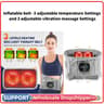 Inflatable Waist Belt Lumbar Decompression Back Brace With Heated Vibration Massage  Airbag Support 7