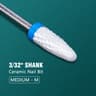 Electric Manicure Drill Bit Set By Dmoley Ceramic Nail Burr Cutter For Acrylic Nails Pedicure Tools 10