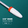 Electric Manicure Drill Bit Set By Dmoley Ceramic Nail Burr Cutter For Acrylic Nails Pedicure Tools 13