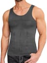 Compression Tank Top Men Slimming Body Shaper Vest Abs Abdomen Tummy Control Workout Shirt Sleevele 9
