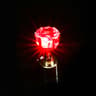 1 Pc Fashion Led Earring Glowing Crystal Stainless Ear Drop Light Up Ear Stud Party Luminous Neon M 6