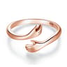 Pxn3bamoer925SterlingSilverHugWarmthandLoveHandAdjustableRingforWomenPartyJewelryHis