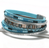 Boho Multilayer Leather Bracelet Set For Men And Women Adjustable Wristband Bangle Jewelry Gift 2