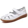 Womens Summer Sandals Breathable Leather Slippers  Fashion NonSlip Casual Roman Shoes  Ladies Sanda 7