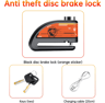 120dB Motorcycle Disc Lock UltraLoud AntiTheft Alarm Lock For Bikes Scooters  Motorcycles Waterproo 5