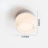 Modern Design LED Wall Lamps For Bedroom  Bedside Indoor Outdoor Round Sconce Light Fixtures Acryli 7
