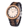 BOBO BIRD Wooden Watch Men Quartz Movement Bayan Kol Saati Luxury Mens Watches With Luminous Hands  7