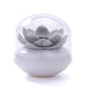 Lotus Shape Qtip Holder Cotton Swab Storage Box With Lid Multipurpose Toothpick Holder Bathroom Org 7