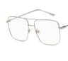 Fashion Square Frame Vintage Eyeglasses Men Oversized Metal Glasses Frame Women Clear Lens Glasses  5