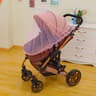 Breathable Baby Stroller Mosquito Net Universal Fit Insect Shield Mesh Prams Pushcarts  Bassinets S 3