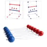 Ladder Toss Ball PE Golf Ball Bolas Hard Golf Training Balls For Outdoor Ladder Toss Game 7