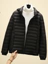 New Women Ultralight Down Jacket Removable Hood White Duck Down Thin Winter Outwear Portable Storag 9