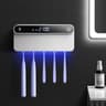 UV Sterilizer Toothbrush Holder Toothpaste Squeezer Dispenser Smart LED Display Timed Bathroom Acce 5