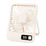 Mini Desk Fan USB Rechargeable Portable 2000mAh Ultra Quiet 5 Speed Strong Airflow Cooling Fan For  4