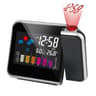 LED Rotating Projection Digital Alarm Clock Color Display Home Desktop Decoration Electronic Clock 6
