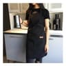 Adjustable Fashion Kitchen Apron For Women Men Chef Work Apron Grill Restaurant Bar Shop Cafes Beau 4